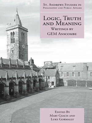 cover image of Logic, Truth and Meaning